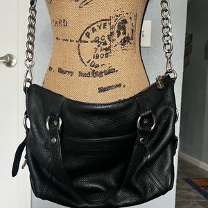 Michael Kors handbag/purse excellent condition barely used.  Black with silver.